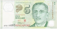 Singapore, 5 Dollars, 2005, KM #47, EF(40-45), 2FD116083