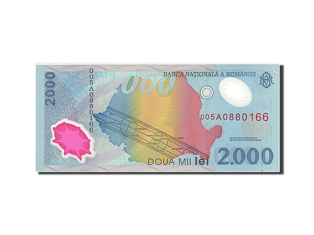 Banconote, Romania, 2000 Lei, 1999, SPL
