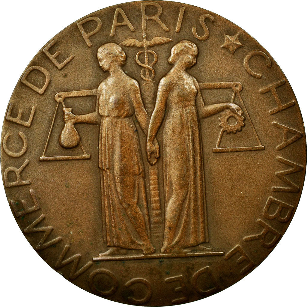 France, Token, Chamber of Commerce, 1953, AU(55-58), Bronze