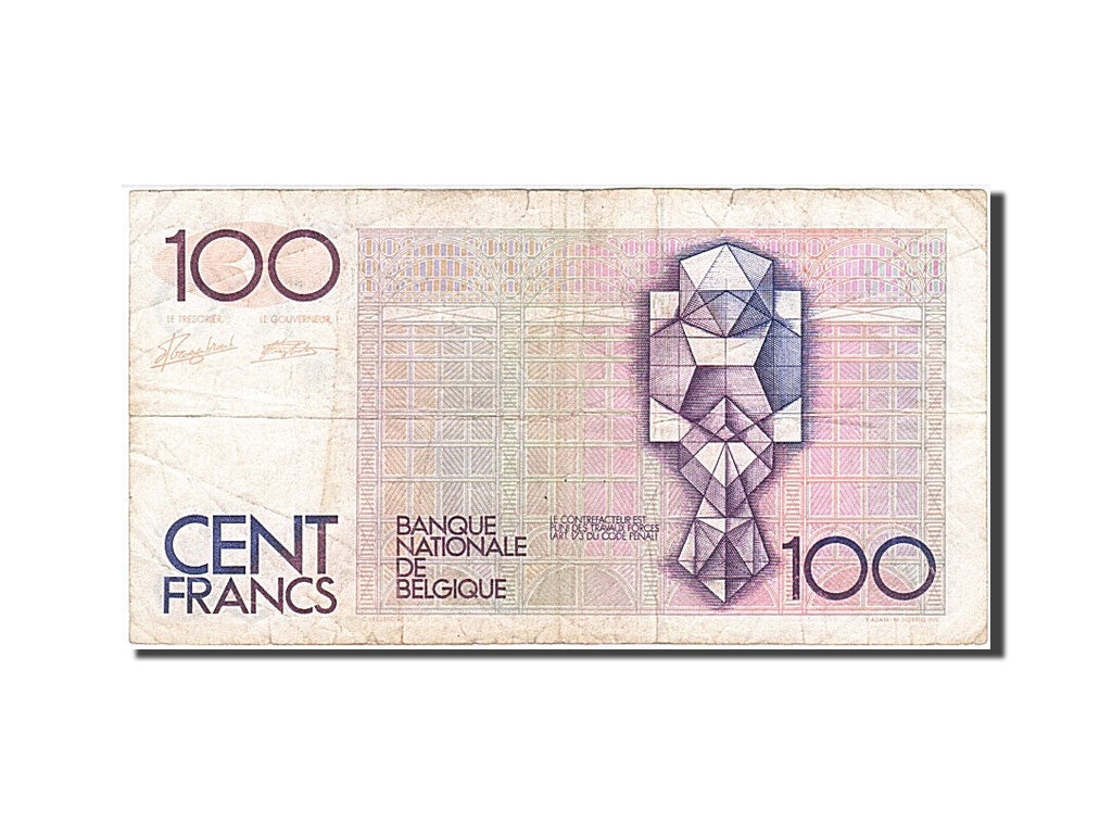 Banconote, Belgio, 100 Francs, 1982, MB