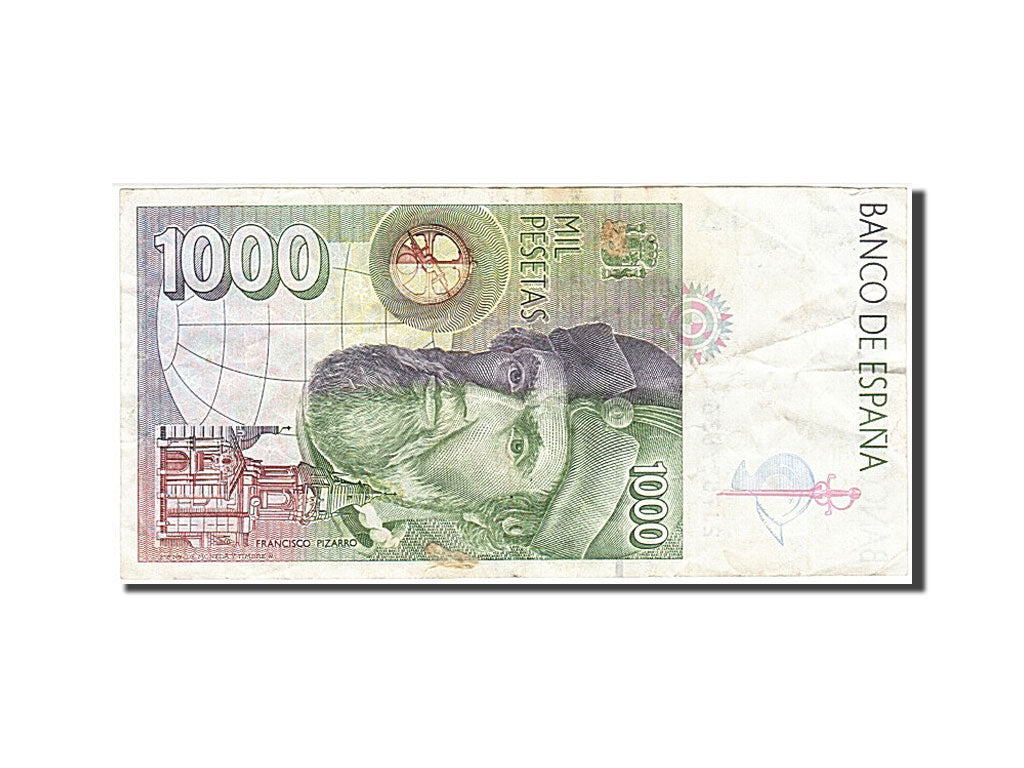 Billete, 1000 Pesetas, 1992, España, 1992-10-12, BC+