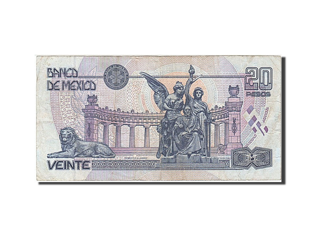 Mexico, 20 Pesos, 1998, KM #106c, 1998-03-17, VF(30-35), G 3024175