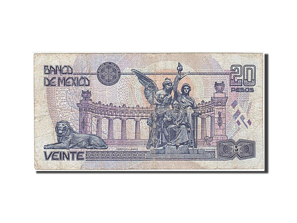 Banknote, Mexico, 20 Pesos, 1998, 1998-03-17, F(12-15)