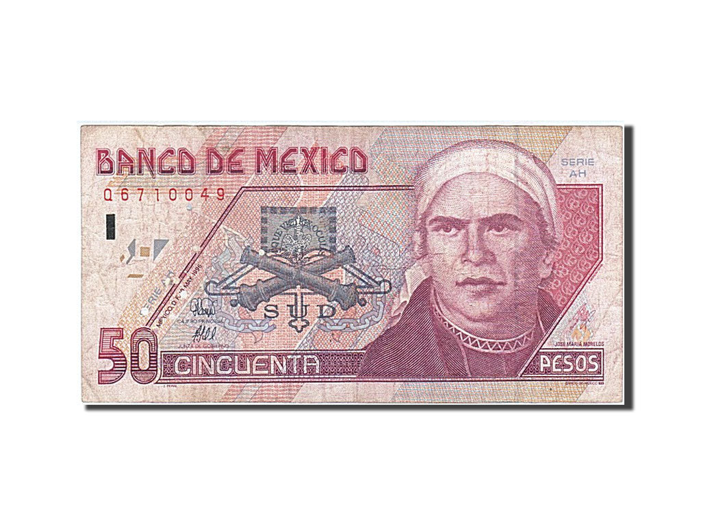 Mexico, 50 Pesos, 1996, KM #107b, 1996-05-10, VF(30-35), Q6710049
