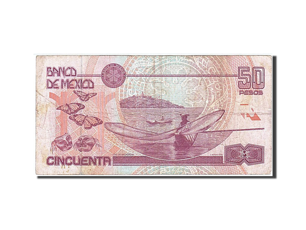 Mexique, 50 Pesos, type Jose Maria Morelos