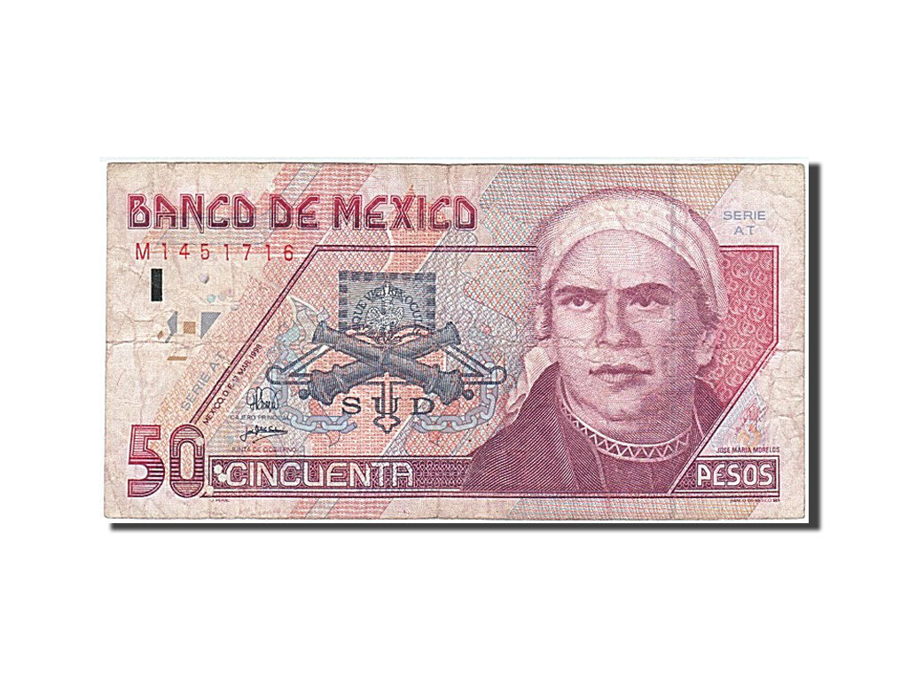 Messico, 50 Pesos, 1998, 1998-03-17, B