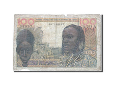 West African States, 100 Francs, 1961, KM #101Ag, VG(8-10), A 268 A