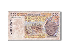 Banknote, West African States, 1000 Francs, 1991, VF(20-25)