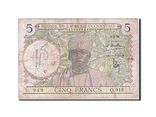 French West Africa, 5 Francs, 1935, KM #21, 1935-08-01, F(12-15), Q.918