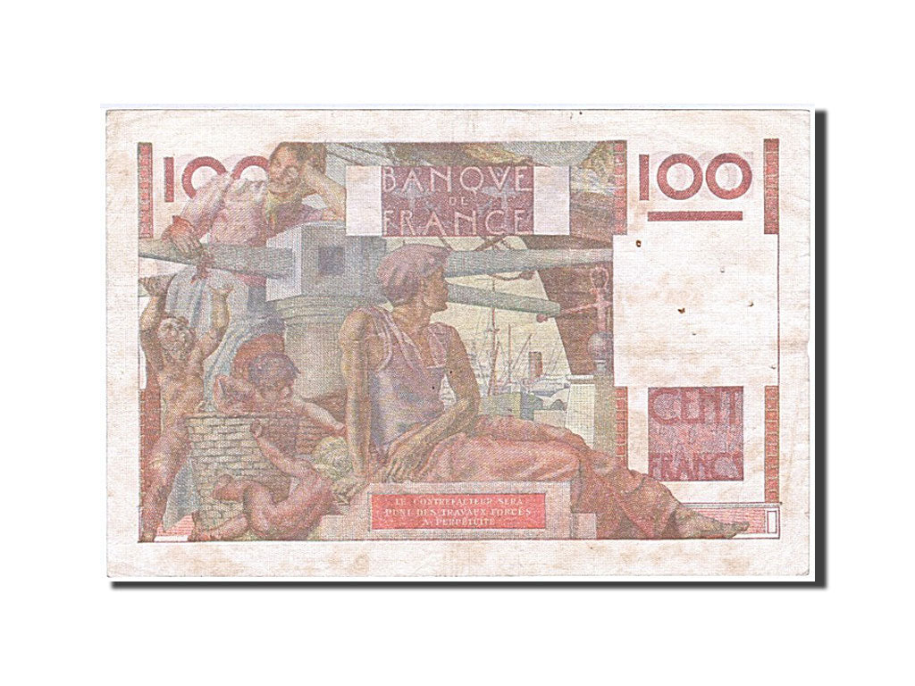 France, 100 Francs, 100 F 1945-1954 ''Jeune Paysan'', 1946, KM #128a,...