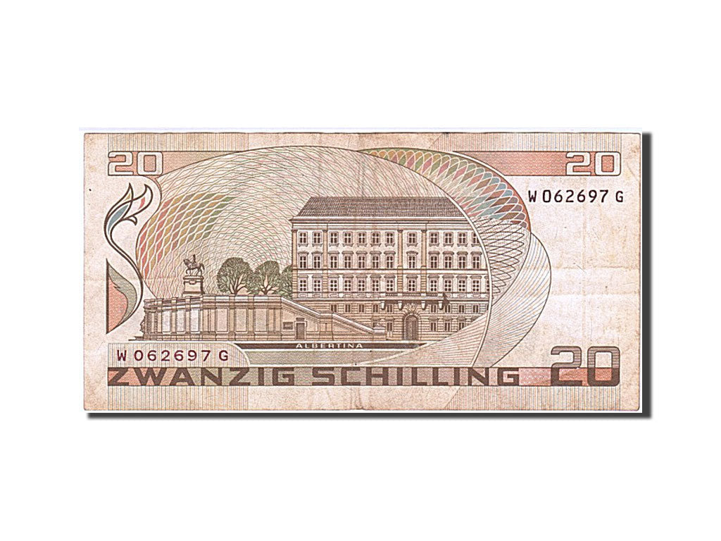 Banknote, Austria, 20 Schilling, 1986, 1986-10-01, VF(30-35)