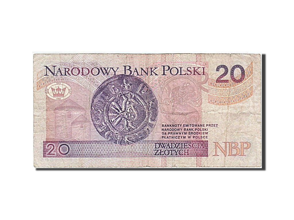 Pologne, 20 Zlotych, type Roi Boleslaw I Chobry