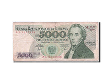 Biljet, Polen, 5000 Zlotych, 1982, 1982-06-01, B+