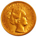 NETHERLANDS, 10 Gulden, 1898, Utrecht, KM #124, AU(55-58), Gold, 22.5, 6.72