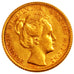 NETHERLANDS, 10 Gulden, 1898, Utrecht, KM #124, AU(50-53), Gold, 22.5, 6.71