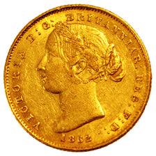 AUSTRALIA, Sovereign, 1862, Sydney, KM #4, EF(40-45), Gold, 7.98
