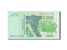 West African States, 5000 Francs, 2003, KM #117Aa, AU(50-53), 04364141279 A