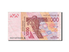 West African States, 1000 Francs, 2003, KM #115Aa, VF(30-35), 04274978299A