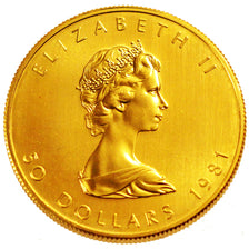 CANADA, 50 Dollars, 1981, Royal Canadian Mint, KM #125.1, MS(65-70), Gold, 31.14