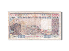Banknote, West African States, 5000 Francs, 1984, VF(20-25)