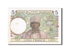 Africa occidentale francese, 5 Francs, 1939, 1939-04-27, BB+