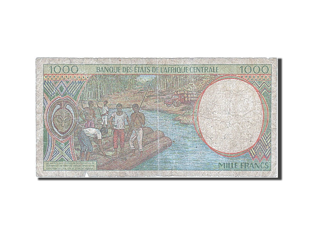 Central African States, 1000 Francs, 1995, VG(8-10)