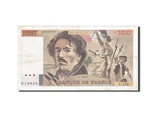 Francia, 100 Francs, 100 F 1978-1995 ''Delacroix'', 1989, KM:154d, MB+, Fayet...