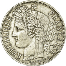 Moneta, Francja, Cérès, 5 Francs, 1849, Paris, Main et Main, EF(40-45)