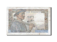 France, 10 Francs, 10 F 1941-1949 ''Mineur'', 1945, KM #99e, 1945-04-26,...