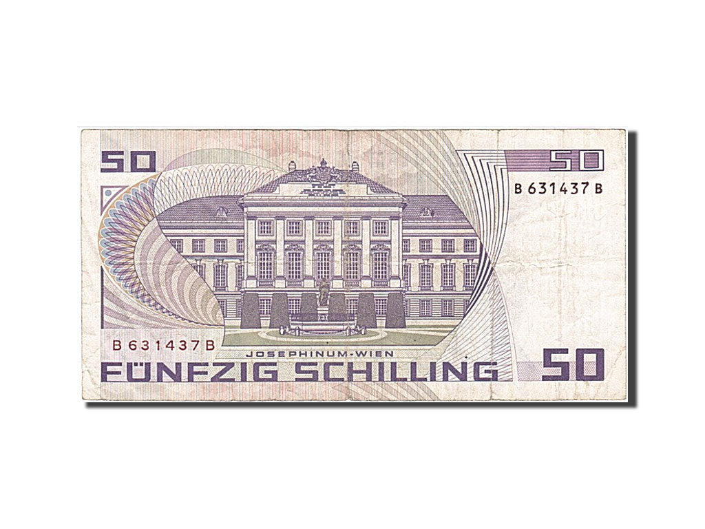 Austria, 50 Schilling, 1986, KM #149, 1986-01-02, VF(20-25), B 631437 B