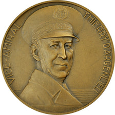France, Medal, Vice-Amiral Thierry d'Argenlieu, Shipping, Baudichon, MS(63)