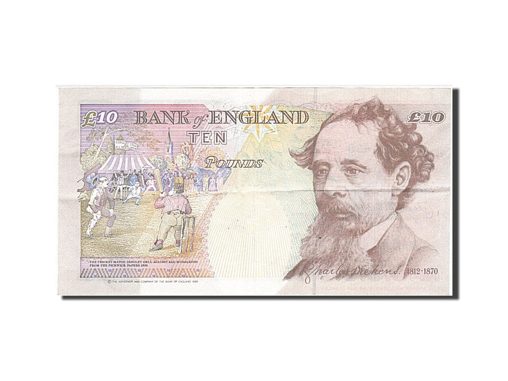 Great Britain, 10 Pounds, 1993, KM #386a, EF(40-45), KC51 404839