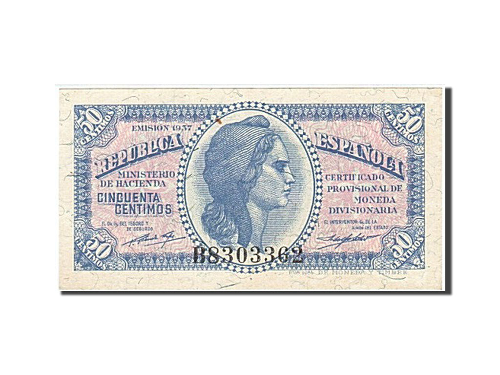 Billete, 50 Centimos, 1937, España, SC