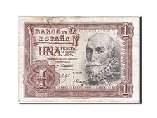 Billete, 1 Peseta, 1953, España, 1953-07-22, BC+