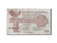 Banknot, Hiszpania, 1 Peseta, 1937, VG(8-10)
