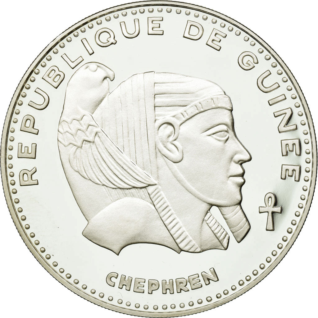 Coin, Guinea, 500 Francs, 1970, MS(65-70), Silver, KM:23