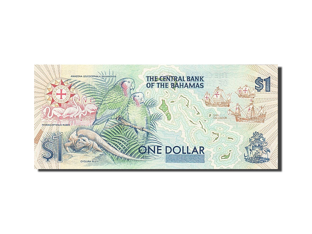 Banconote, Bahamas, 1 Dollar, 1992, FDS
