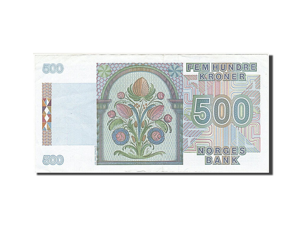 Norway, 500 Kroner, 1996, KM #44c, AU(50-53), 4202390108