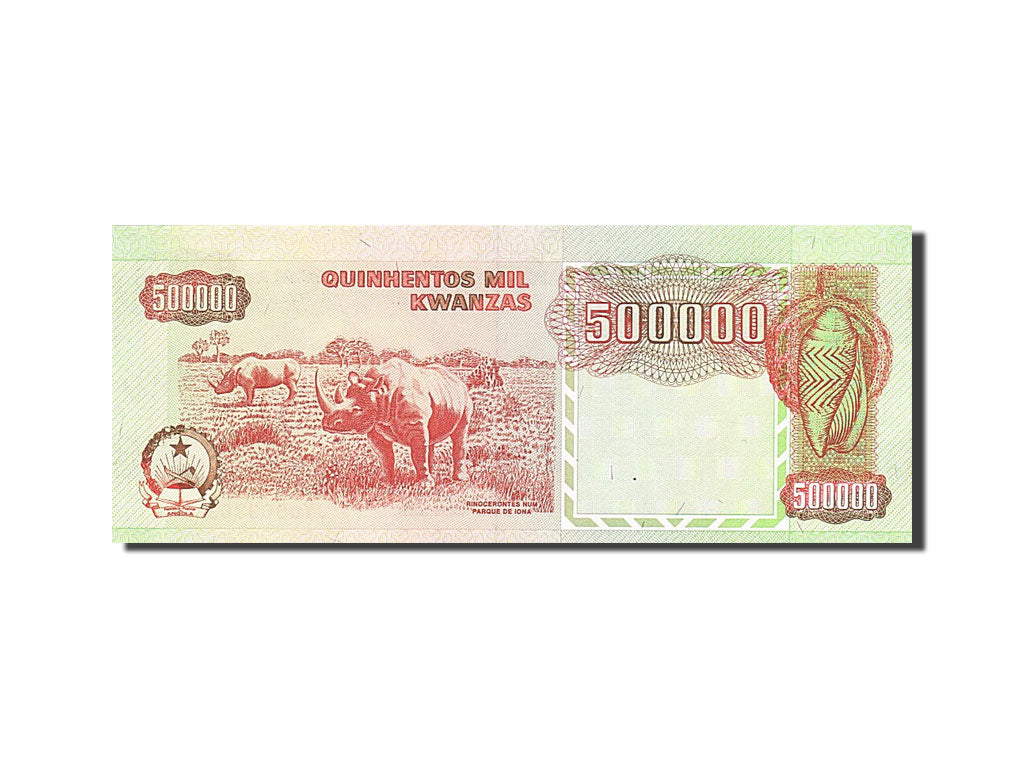 Banknote, Angola, 500,000 Kwanzas, 1991, 1991-02-04, UNC(65-70)