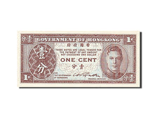 Hong Kong, 1 Cent, 1945, FDS