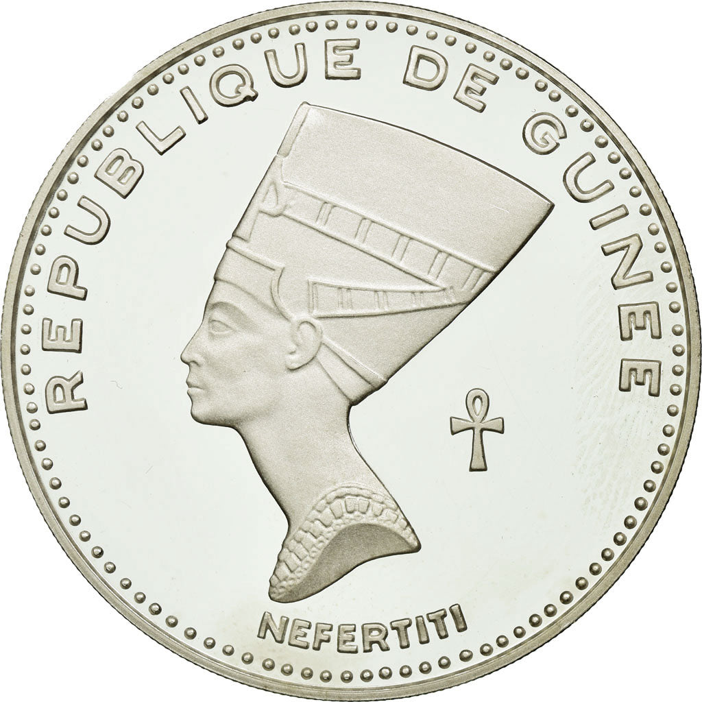 Coin, Guinea, 500 Francs, 1970, MS(65-70), Silver, KM:25