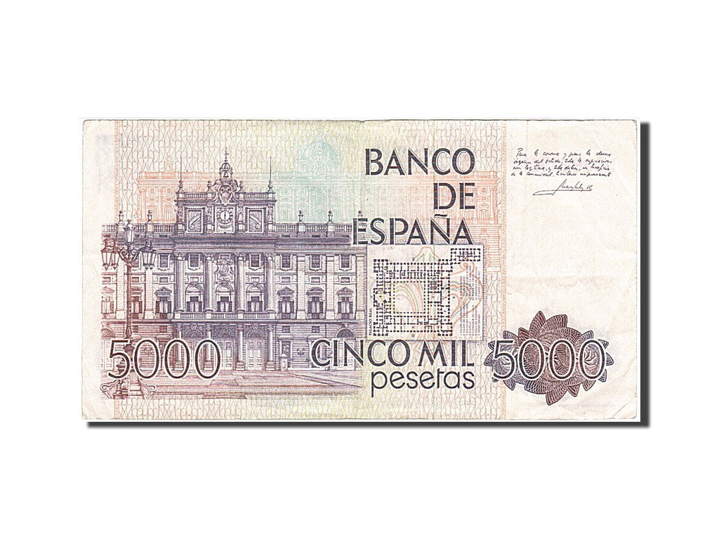 Banknote, Spain, 5000 Pesetas, 1979, 1979-10-23, EF(40-45)