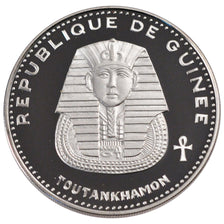 EQUATORIAL GUINEA, 750 Pesetas, 1970, KM #27, MS(65-70), Gold, 29.08