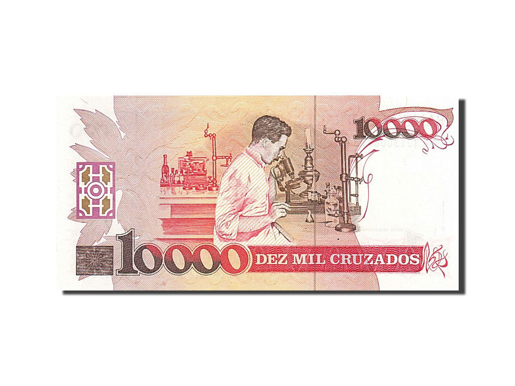 Brésil, 10 000 Cruzados, type Carlos Chagas