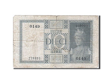 Italy, 10 Lire, 1935, KM #25a, 1935-06-18, VG(8-10), 0149 239993
