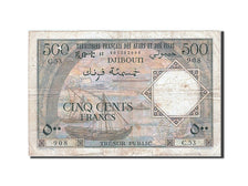 French Somaliland, 500 Francs, 1952, KM #27, EF(40-45), C.53