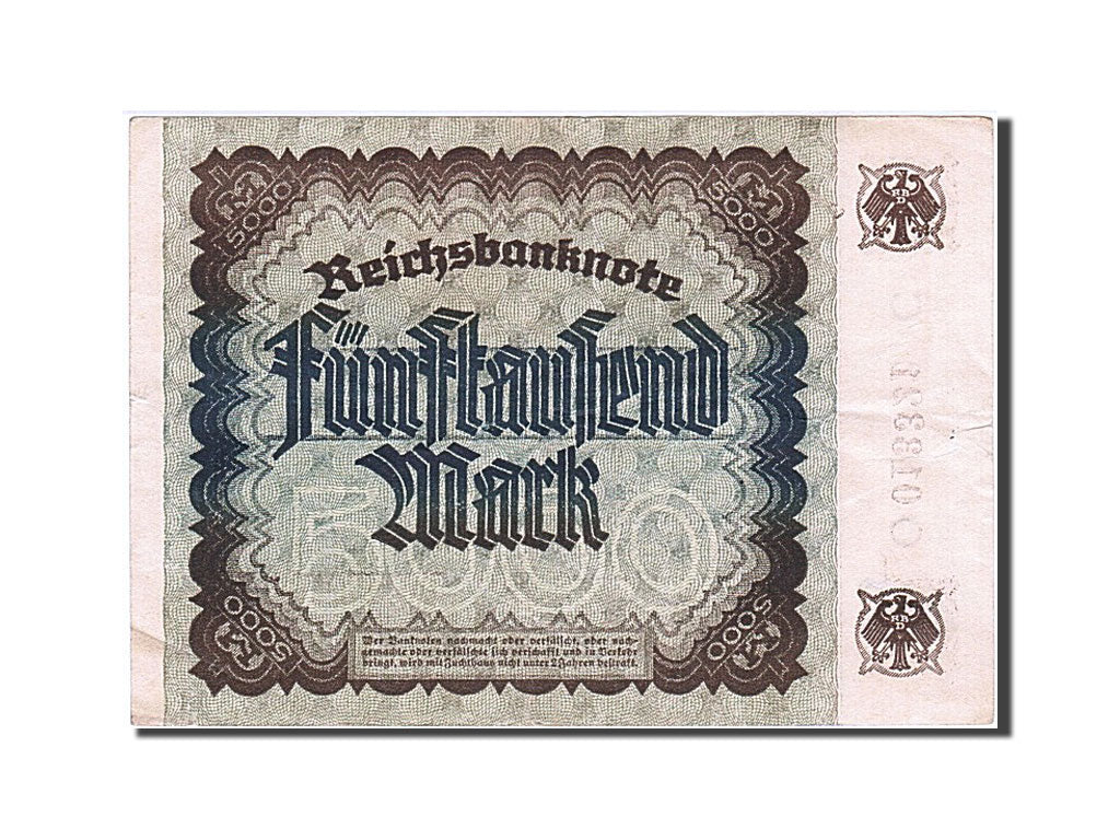 Banknote, Germany, 5000 Mark, 1922, 1922-12-02, UNC(60-62)