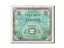 Francia, 2 Francs, 1944 Flag/France, 1944, KM:114a, BB, Fayette:VF 16.1