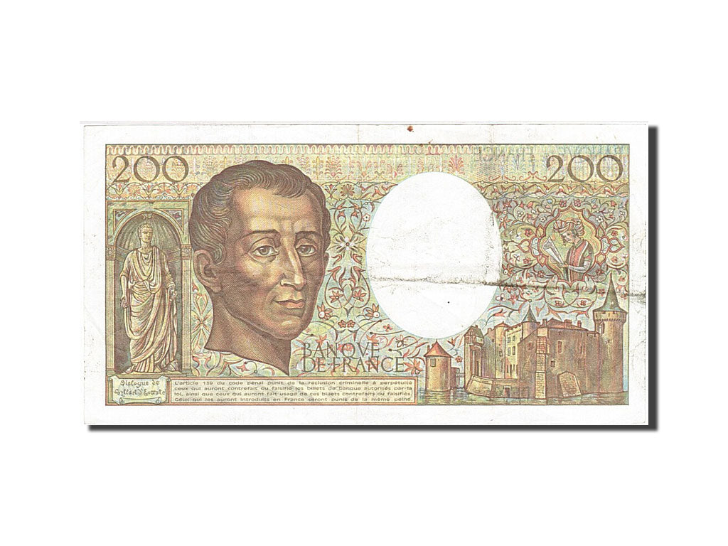 200 Francs, type Montesquieu