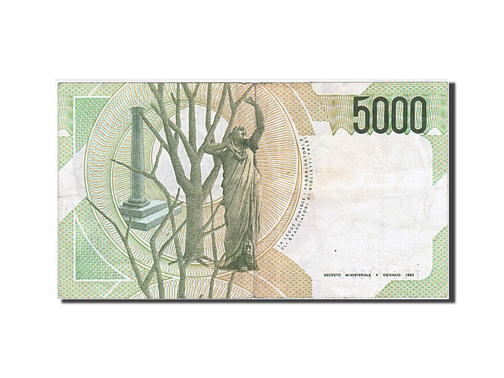 Banknote, Italy, 5000 Lire, 1985, 1985-01-04, EF(40-45)